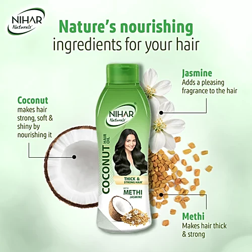 Nihar Naturals Hair Oil - Jasmine, 200 ml