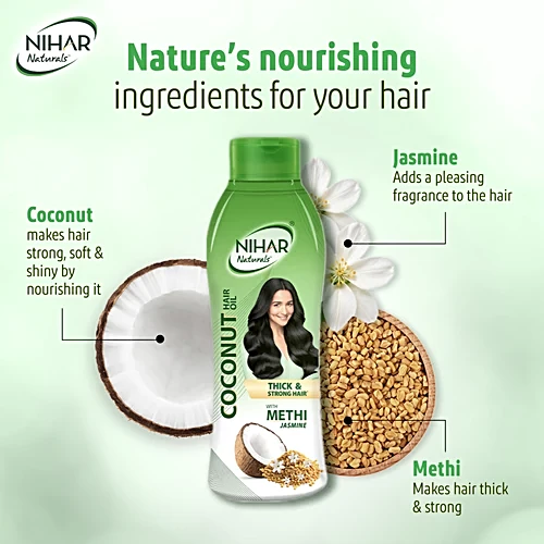 Nihar Naturals Hair Oil - Jasmine, 200 ml