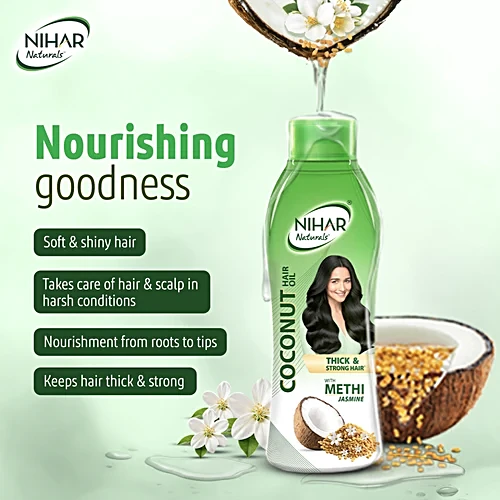 Nihar Naturals Hair Oil - Jasmine, 200 ml