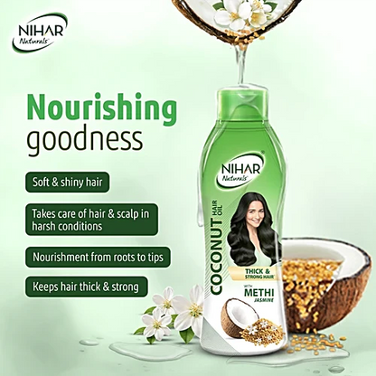 Nihar Naturals Hair Oil - Jasmine, 200 ml