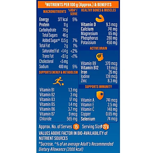 Horlicks Nutrition Drink, 500 g Pouch
