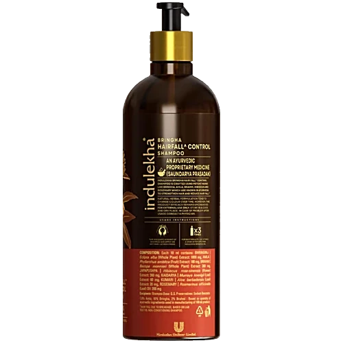 Indulekha Bringha Hair Fall Control Shampoo, 180 ml
