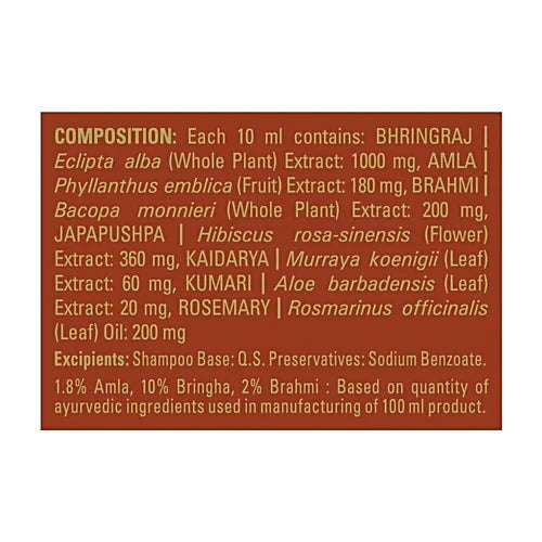 Indulekha Bringha Hair Fall Control Shampoo, 180 ml