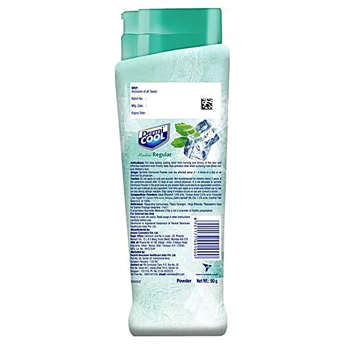 Dermi Cool Prickly Heat Powder Menthol Regular, 90g