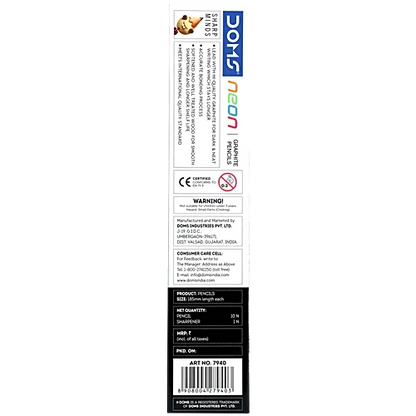 Doms Neon Pencil Rt, 10 pcs