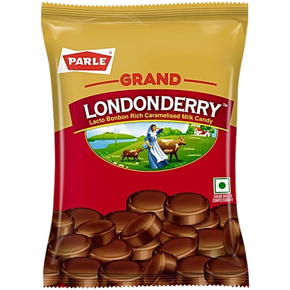 Parle Grand Londonderry Lacto Bonbon Rich Caramelised Milk Candy, 217.8 g