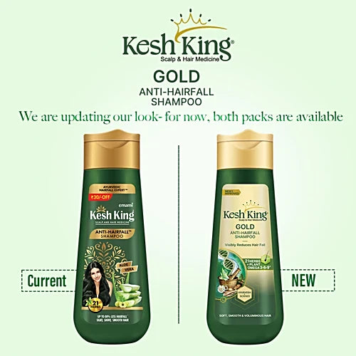 Kesh King Gold Anti-Hairfall Shampoo, 200 ml