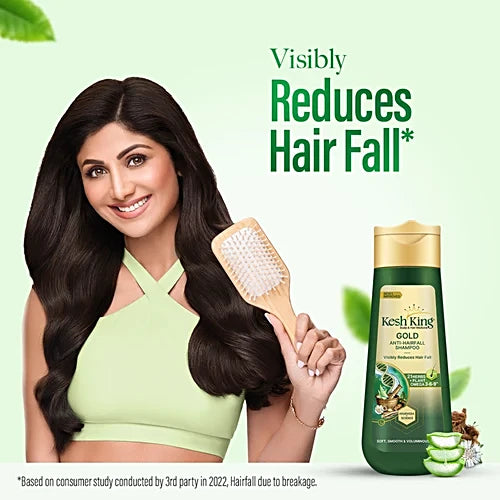 Kesh King Gold Anti-Hairfall Shampoo, 200 ml