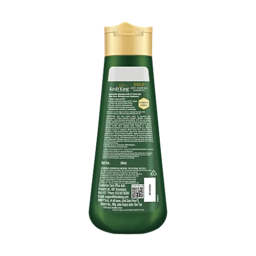 Kesh King Gold Anti-Hairfall Shampoo, 340 ml