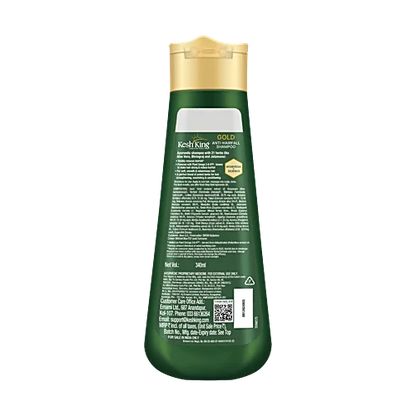 Kesh King Gold Anti-Hairfall Shampoo, 340 ml