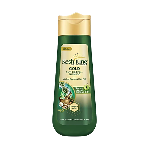 Kesh King Gold Anti-Hairfall Shampoo, 340 ml