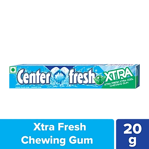 Center Fresh Xtra Fresh Chewing Gum, 20 g