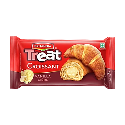 Britannia Treat Vanilla Creme Croissant, 48.5 g