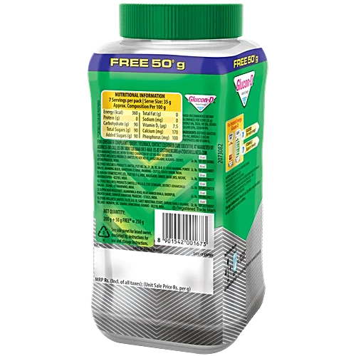Glucon-D Instant Energy Nutrition Drink - Regular, 200 g