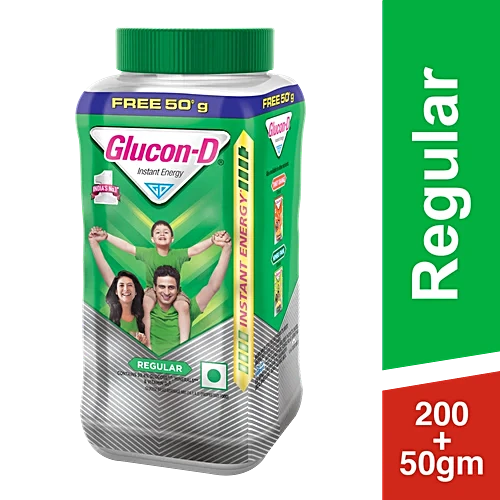 Glucon-D Instant Energy Nutrition Drink - Regular, 200 g