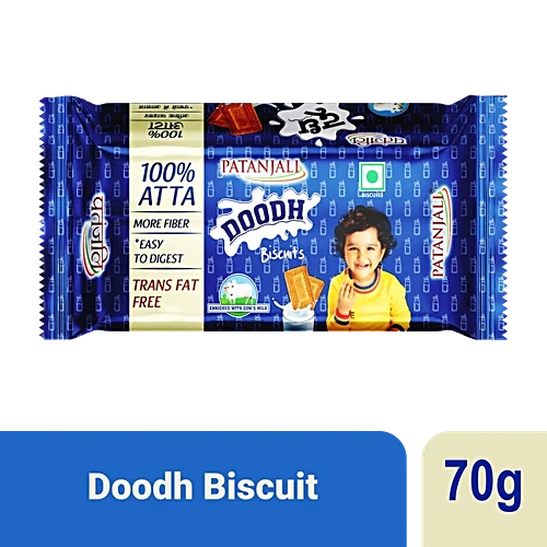 Patanjali Doodh Biscuits, 70 g