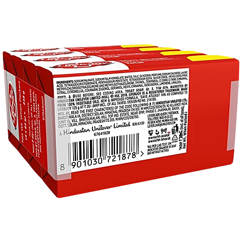 Lifebuoy Total Soap, 100 g (Pack of 4)