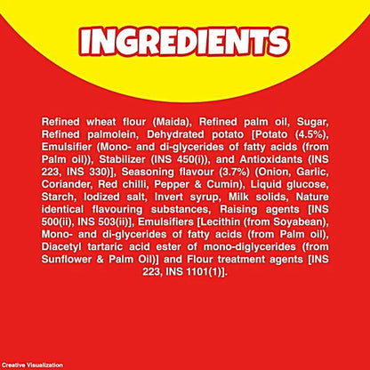 Sunfeast All Rounder, Thin, Light & Crunchy Potato Biscuit With Chatpata Masala Flavour, 75 g Pouch