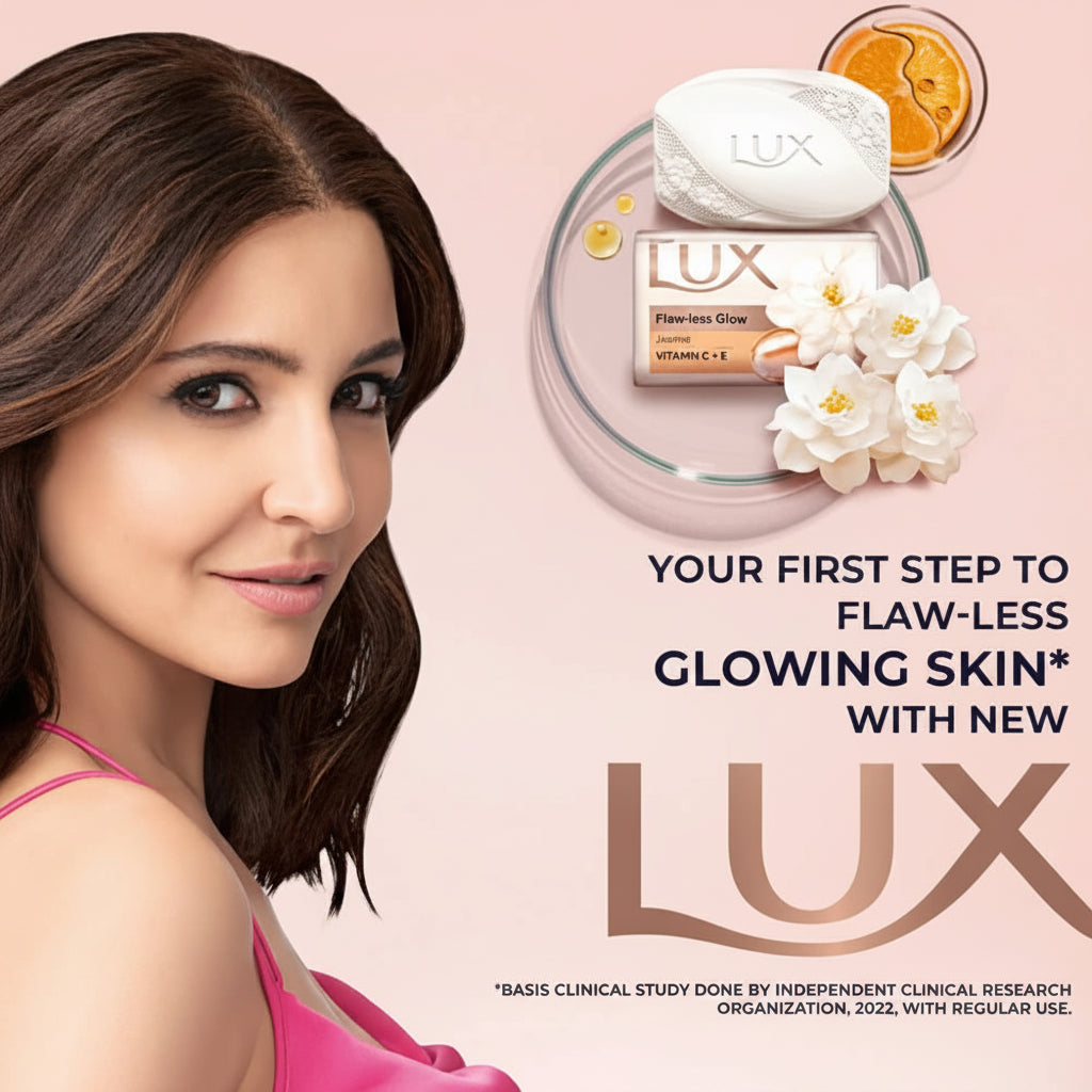 Lux Advanced Ultimate Glow+, Jasmine, Vitamin C+E, 43 g