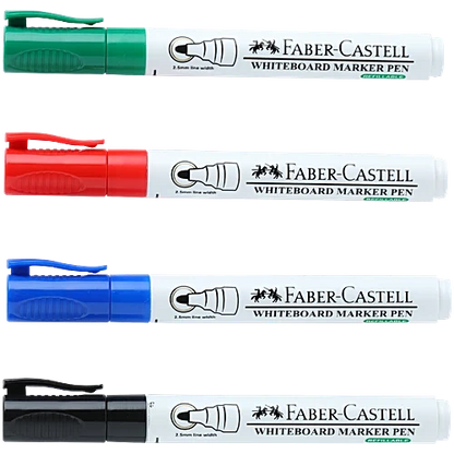 Faber Castell Whiteboard Marker Pen - Easy Dry Wipe, Vibrant Colours, 1 pc