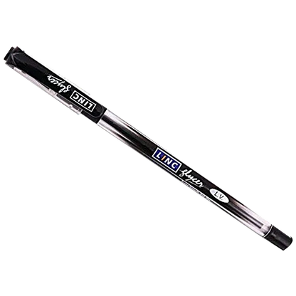 Linc Glycer Roller Ball Pen - Black, 1 Packet, 5 Pcs