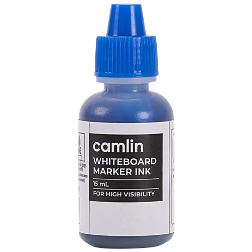 Camlin Whiteboard Marker Ink - For High Visibility, Blue, 15 ml