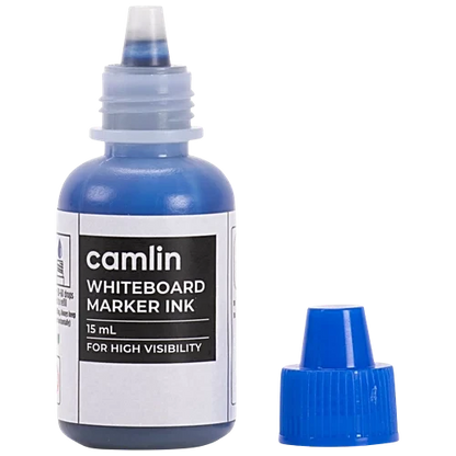 Camlin Whiteboard Marker Ink - For High Visibility, Blue, 15 ml