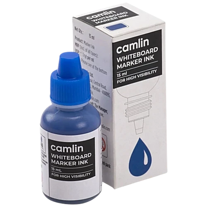 Camlin Whiteboard Marker Ink - For High Visibility, Blue, 15 ml