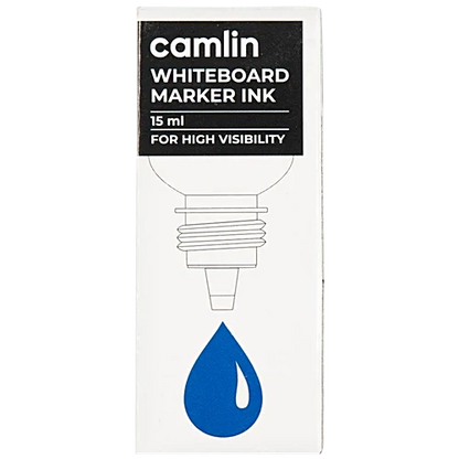 Camlin Whiteboard Marker Ink - For High Visibility, Blue, 15 ml