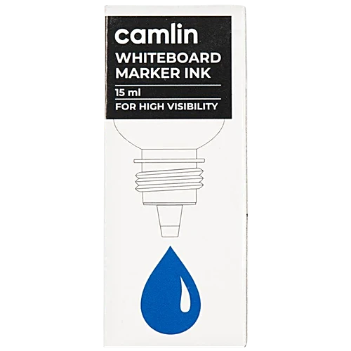 Camlin Whiteboard Marker Ink - For High Visibility, Blue, 15 ml