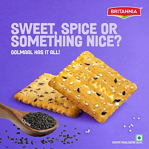 Britannia 50-50 Gol Maal Cracker, 200 g