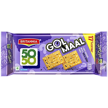Britannia 50-50 Gol Maal Cracker, 200 g
