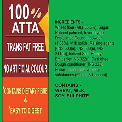 Patanjali Nariyal Biscuits, 204 g