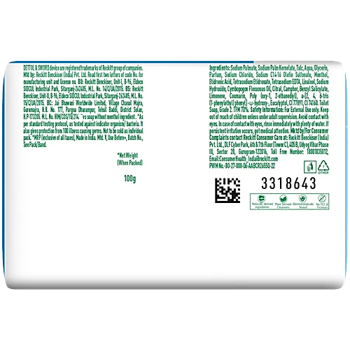 Dettol Icy Cool Soap, 100 g (Pack of 5)