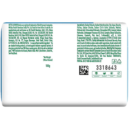 Dettol Icy Cool Soap, 100 g (Pack of 5)