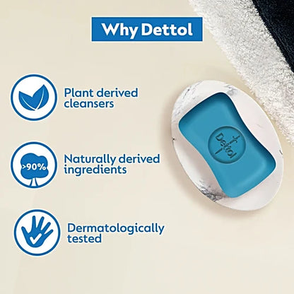 Dettol Icy Cool Soap, 100 g (Pack of 5)