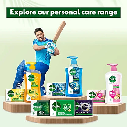 Dettol Original Bathing Soap Bar With 12 HR protective shield, 100 g