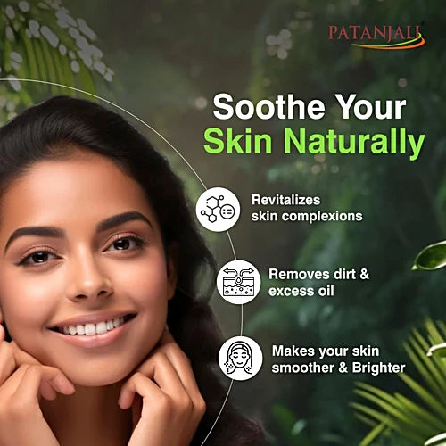 Patanjali Saundarya Face Wash - With Pearl & Vitamin B3, 60 g