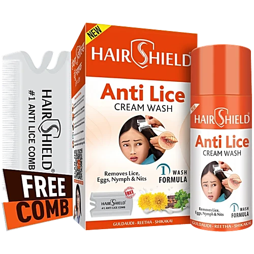Hairshield Anti Lice Cream Wash, 30 ml