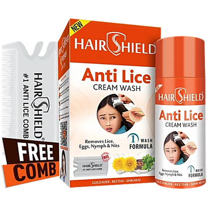 Hairshield Anti Lice Cream Wash, 30 ml