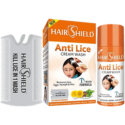 Hairshield Anti Lice Cream Wash, 30 ml