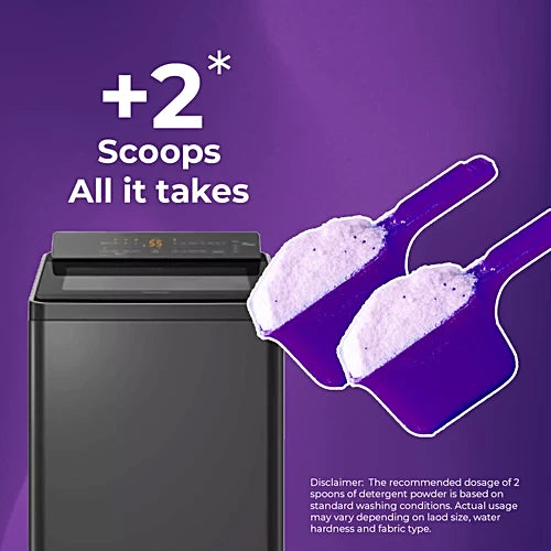 Ghadi Smart Matic TopFront Load Lavender Fragrance Detergent Powder, 85 g