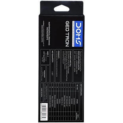 Doms Geo Tron Mathematical Drawing Instrument Box, 1 pc