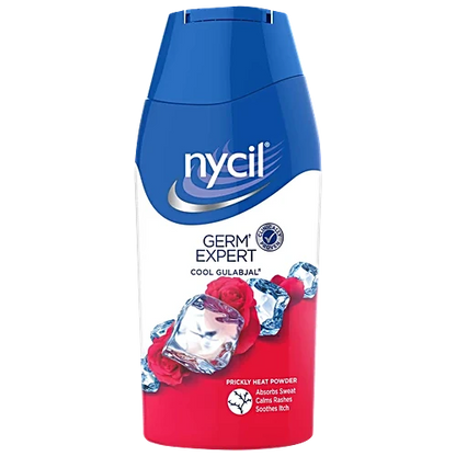 Nycil Germ Expert Prickly Heat Powder - Cool Gulabjal, 50 g