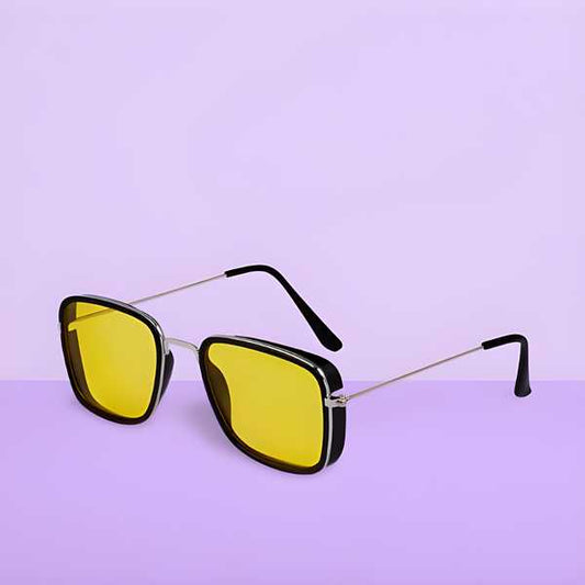 Unisex Free Size Retro Square Sunglasses