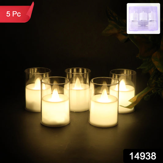 Flameless Led Votive Candles Light - (6 Pc)