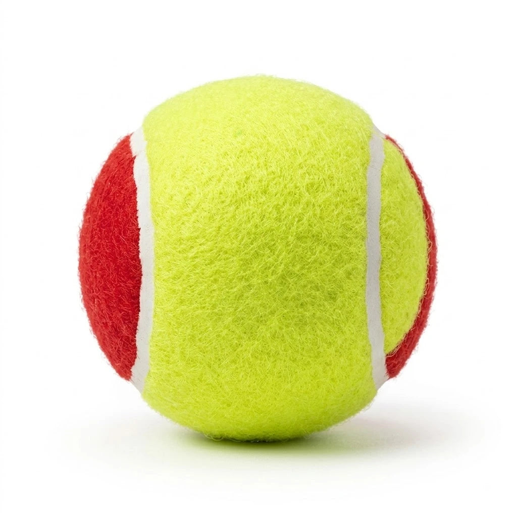 Tiger Vailey Spin Cricket Tennis Ball, Yellow & Red