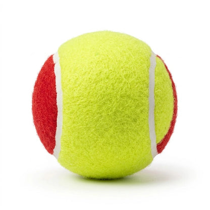 Tiger Vailey Spin Cricket Tennis Ball, Yellow & Red