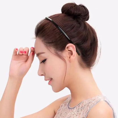 Black Glossy Plain Headband DIY Craft Headband For Girls