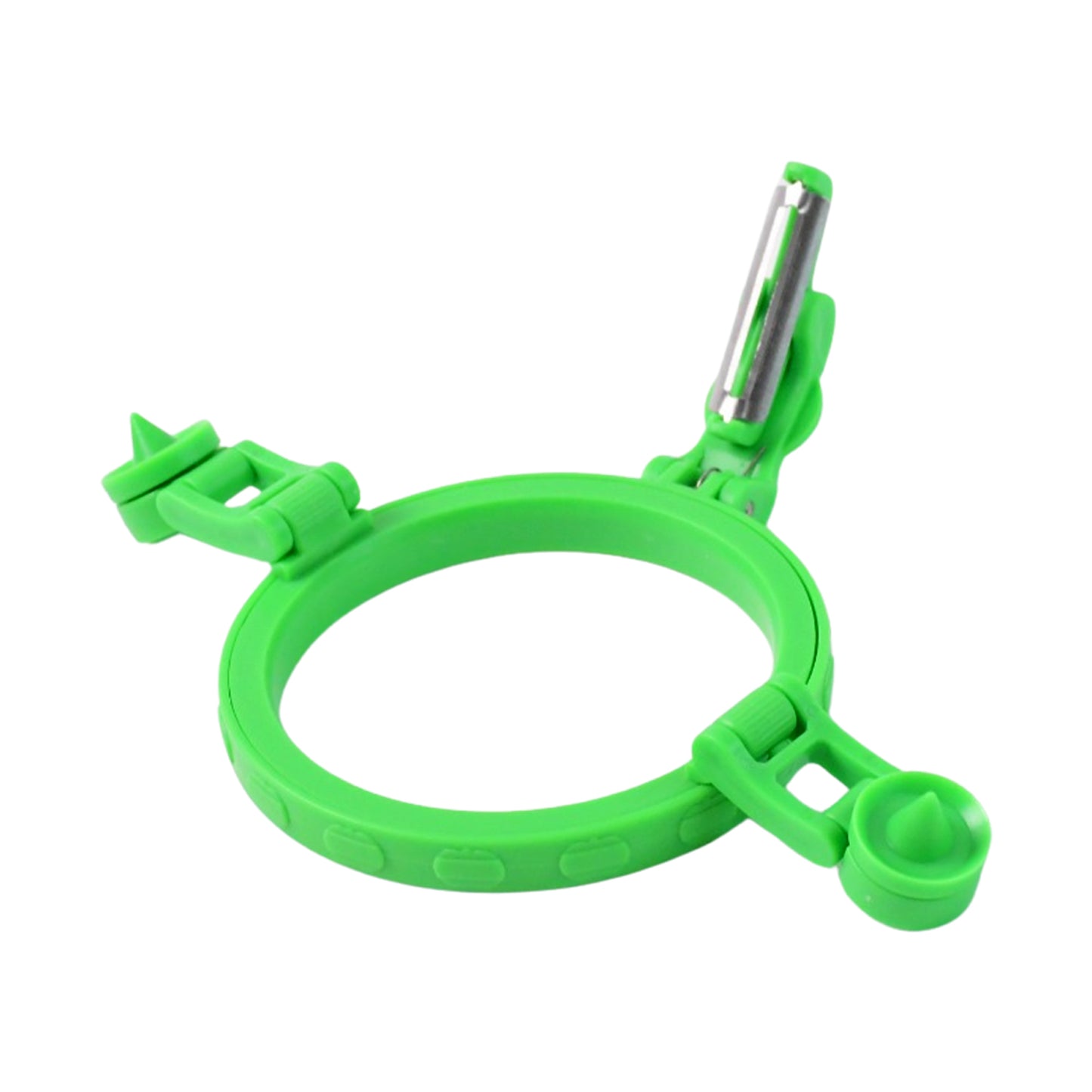 Adjustable Apple Peeler Cutter With Holder Ring